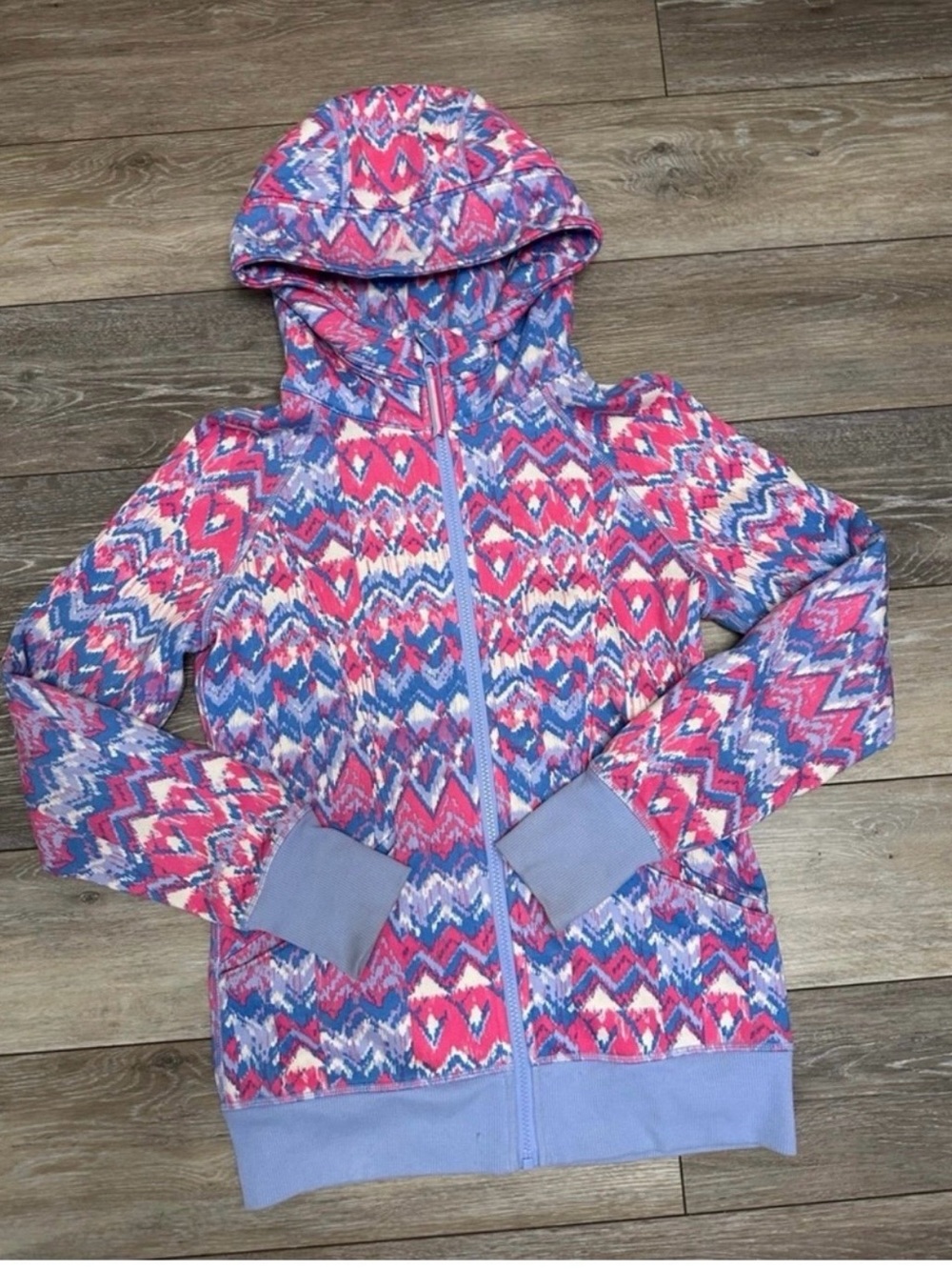 Ivivva Lululemon Full Zip Up Hooded Sweater Size 14